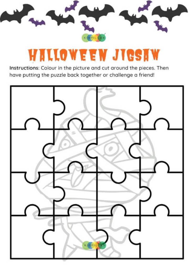 puzzles halloween activities for preschoolers