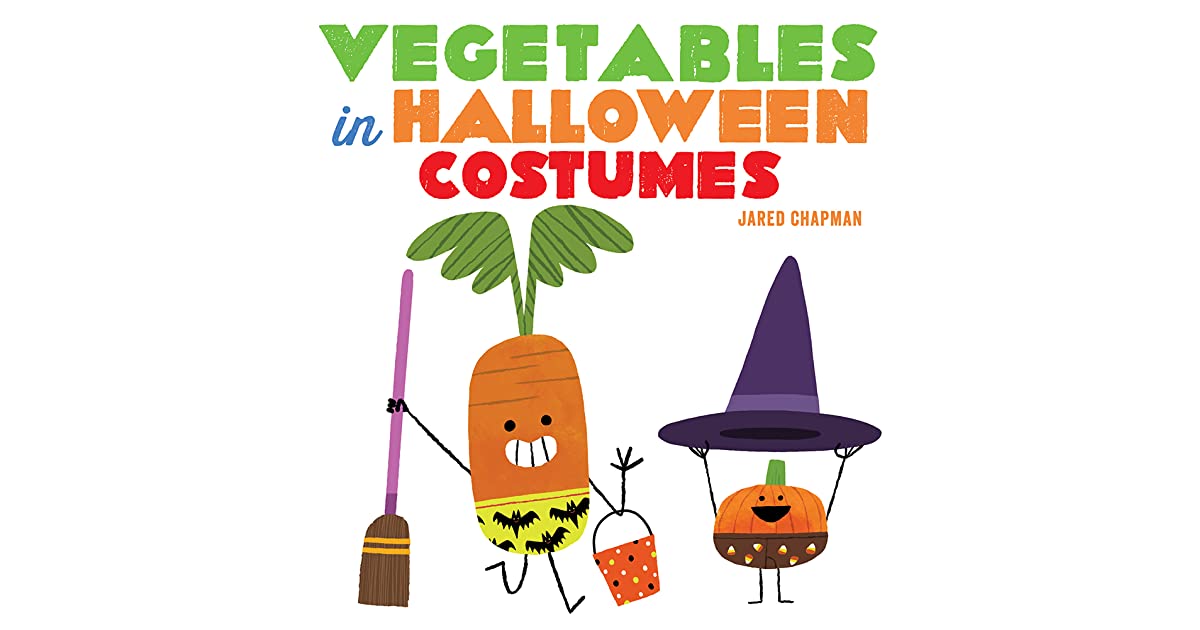 Vegetables in Halloween Costumes - halloween book for 3 year olds