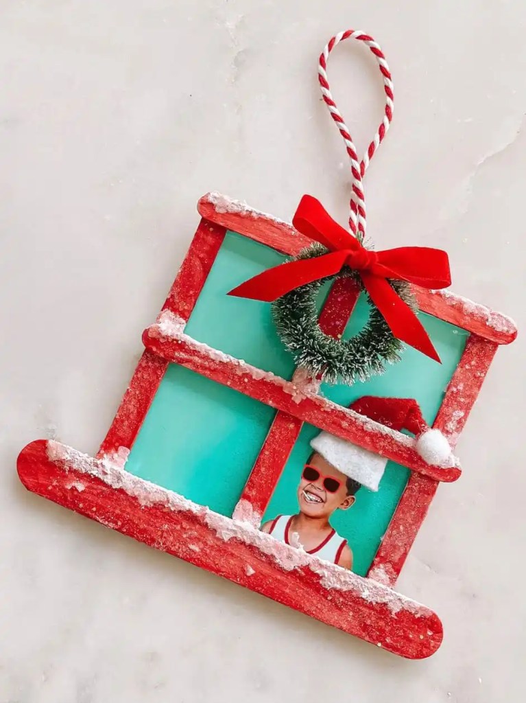 Christmas Window Ornament Craft for Kids