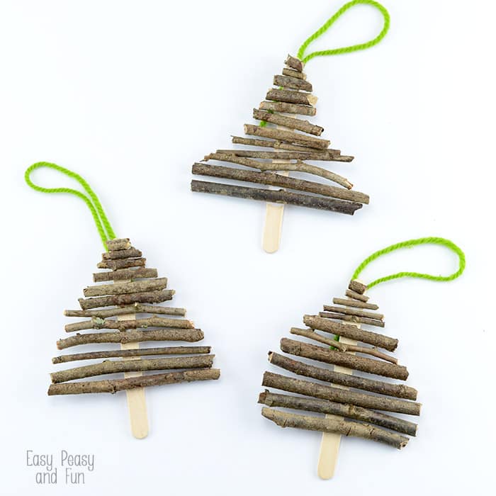 Twig Christmas Tree Craft