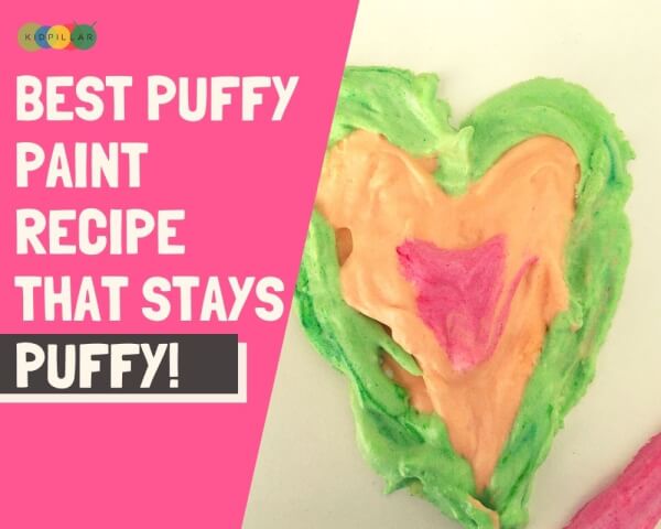 3 ingredients Puffy Paint