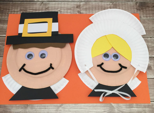 Pilgrim Paper Plates Craft