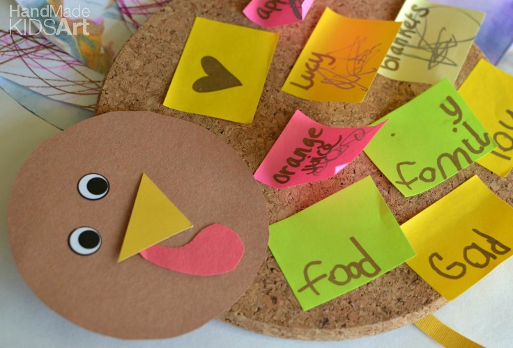 cork turkey craft for kindergarteners