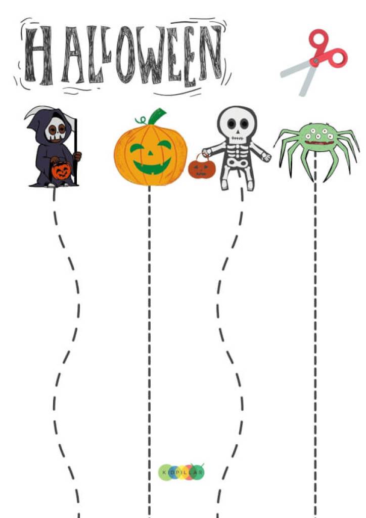 Halloween fine motor activities for kids