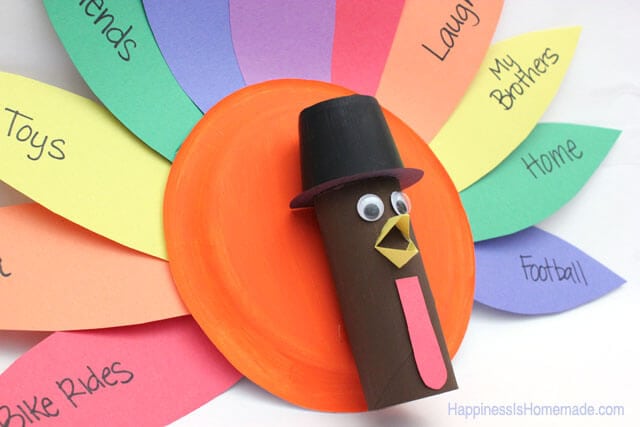 Kids Thanksgiving Craft Gratitude Turkeys