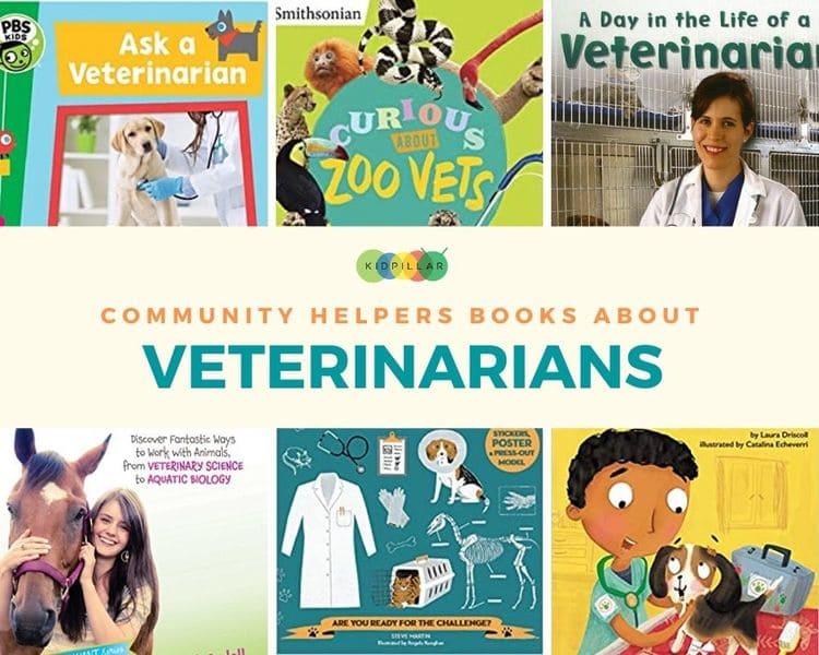 Veterinarian Community helper books for kids