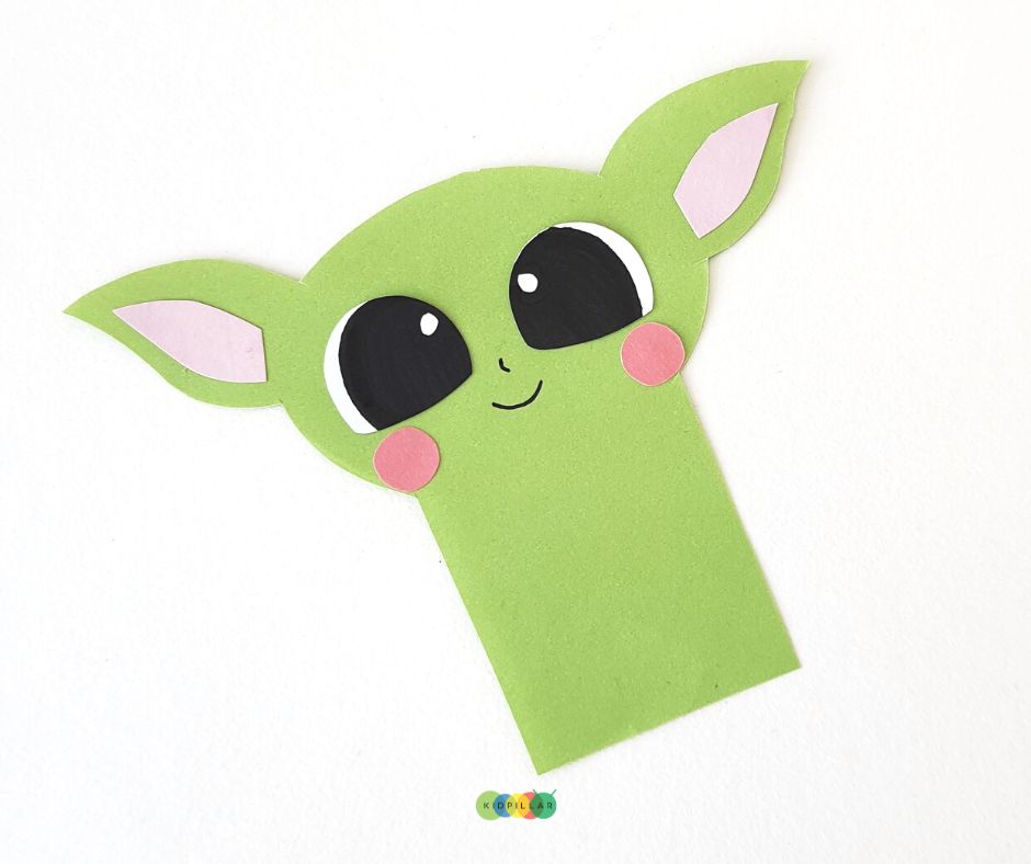 baby Yoda Santa craft for preschool