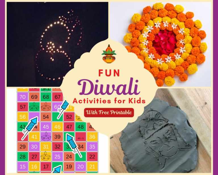 Best Diwali Activities for Kids With Free printable