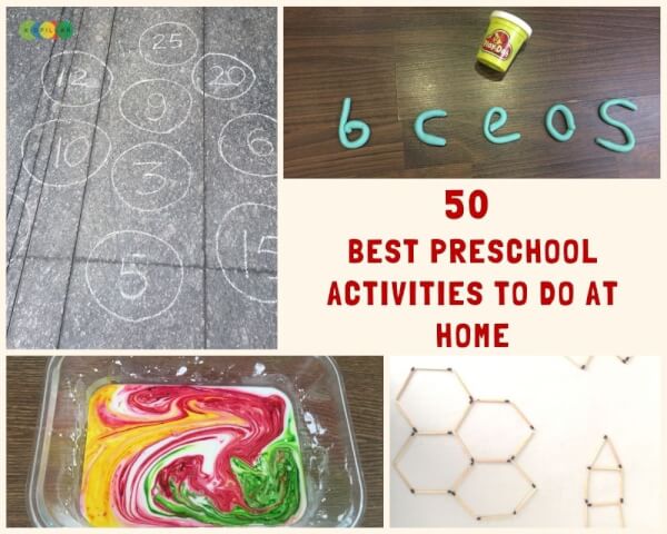 best Preschool activities at home