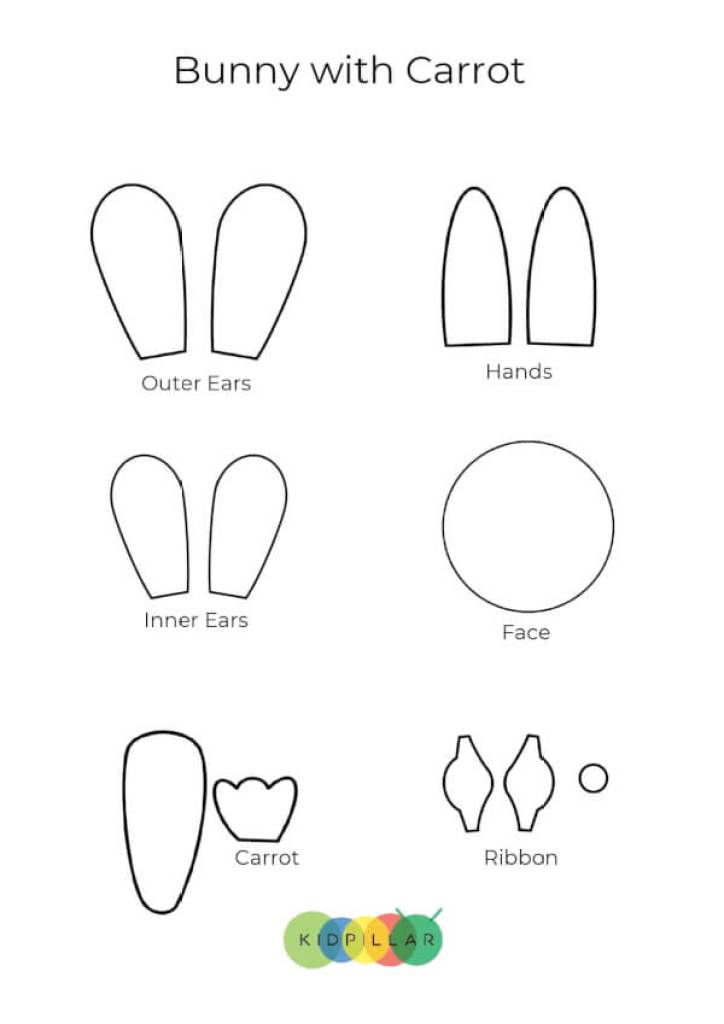 bunny craft template