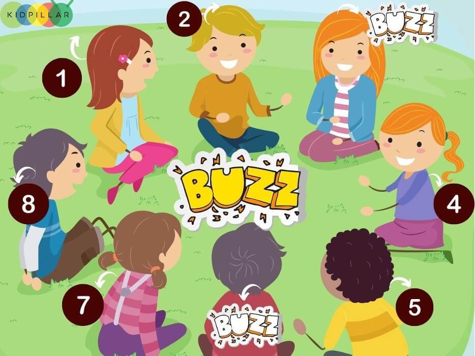 Buzz Classroom math game for grade 2