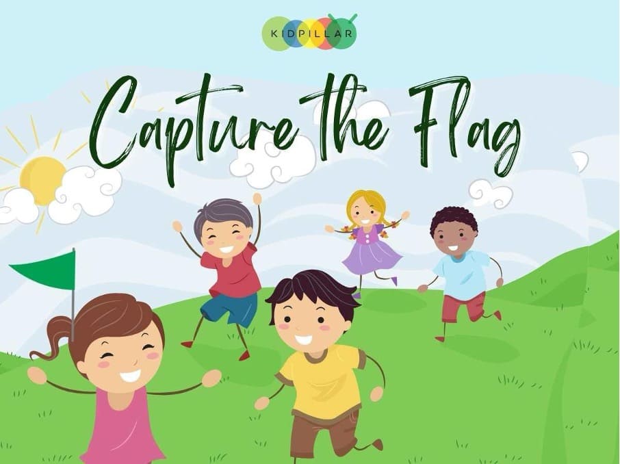 capture the flag outdoor yard game for kids