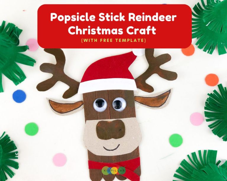 Christmas popsicle stick reindeer