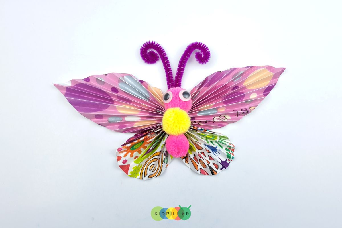 colorful butterfly craft for kids