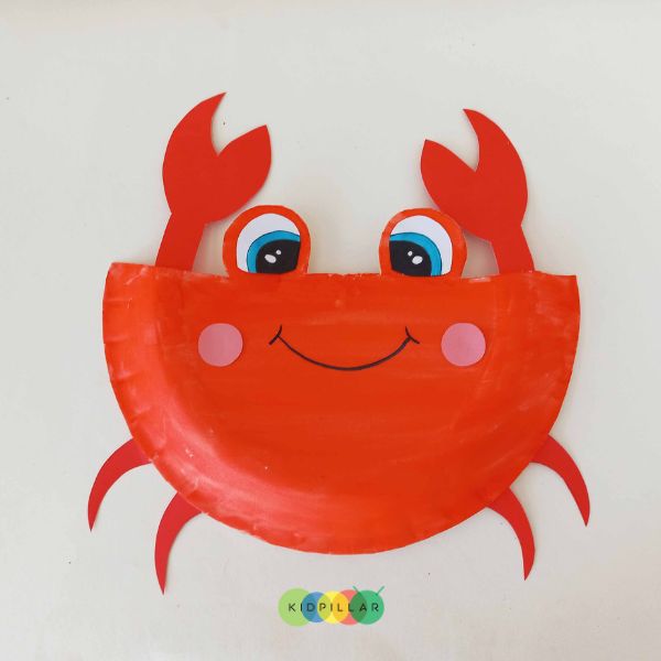 crab art and craft