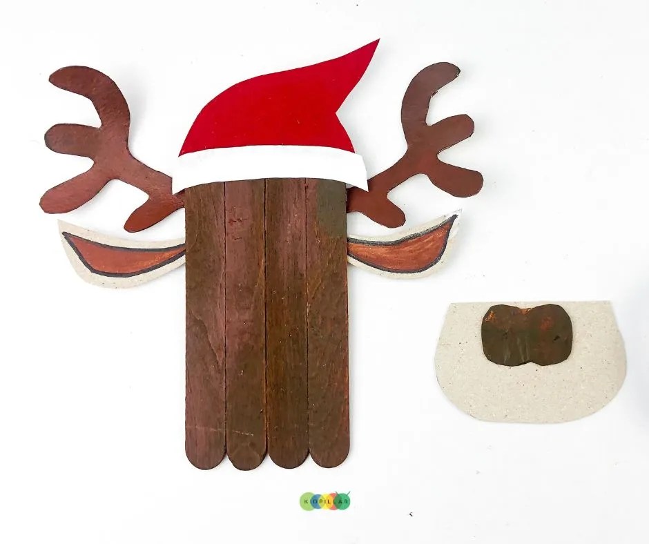 craft stick reindeer ornament