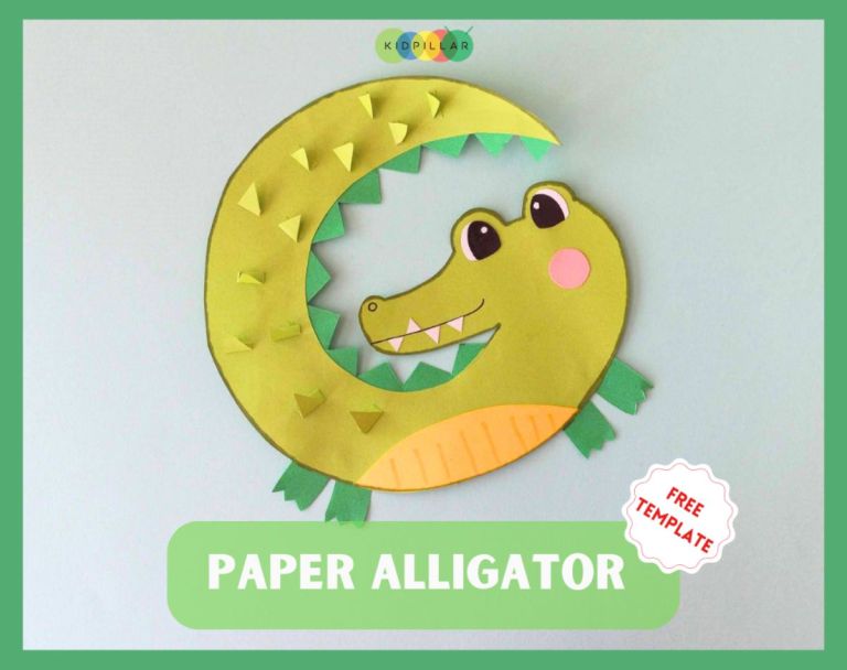 Cute alligator craft