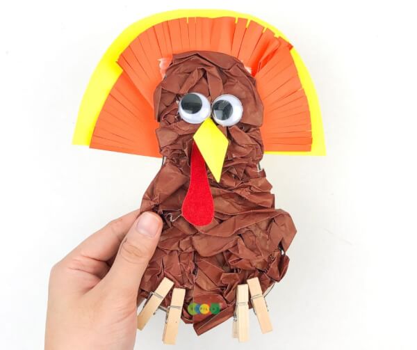 Cute turkey craft