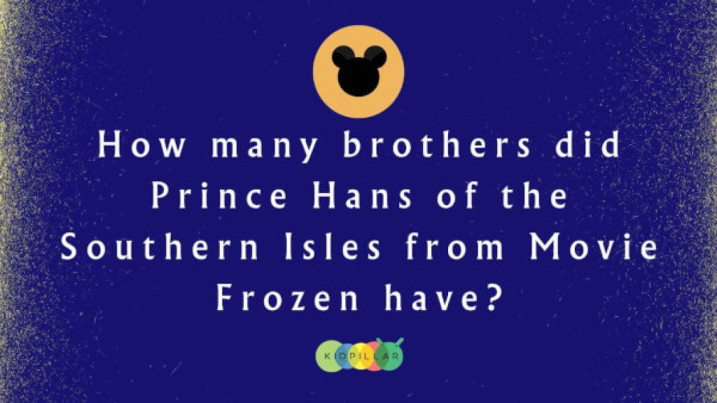 Disney quiz for kids