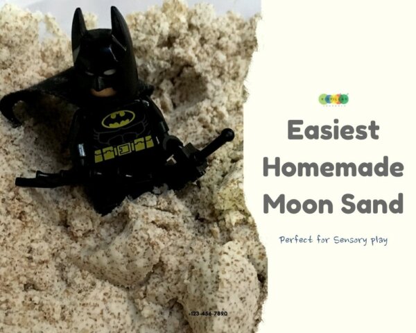 DIY edible moon sand