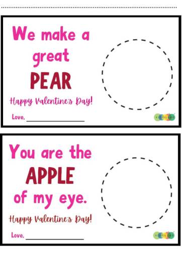 diy valentine card template