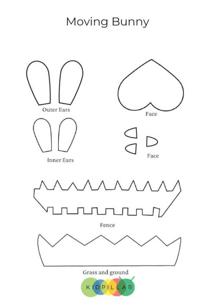 easter bunny craft template