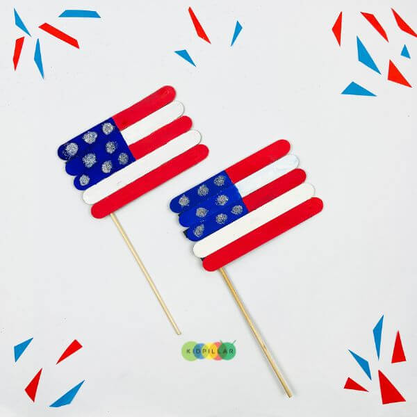 Easy American flag craft for toddlers