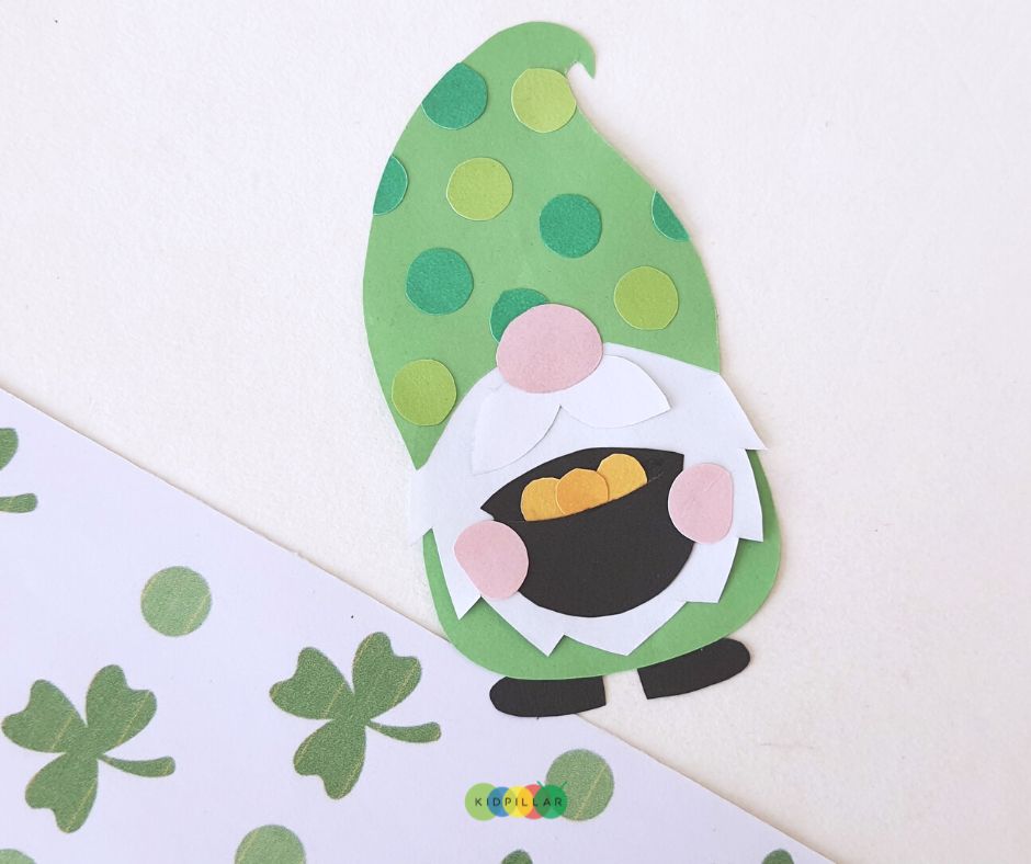 easy gnome leprechaun craft for preschoolers