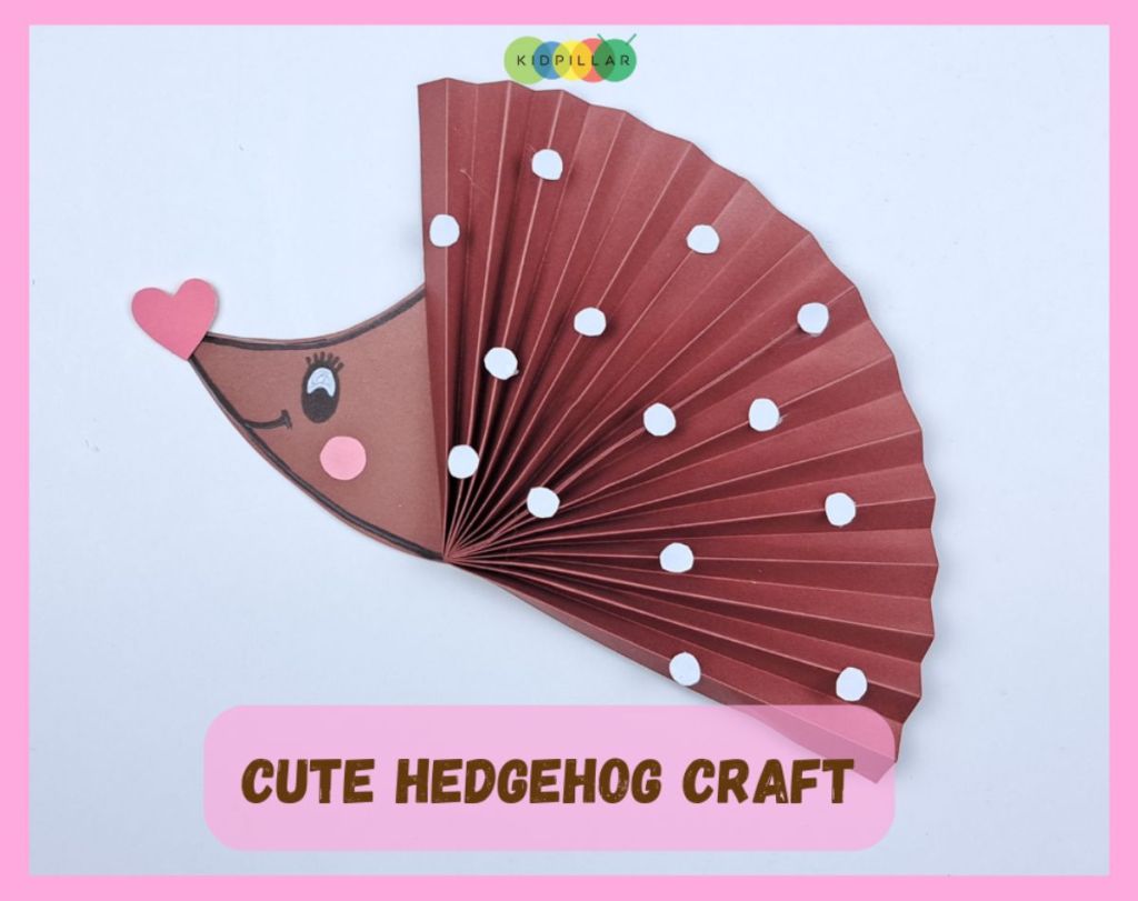 easy hedgehog paper craft