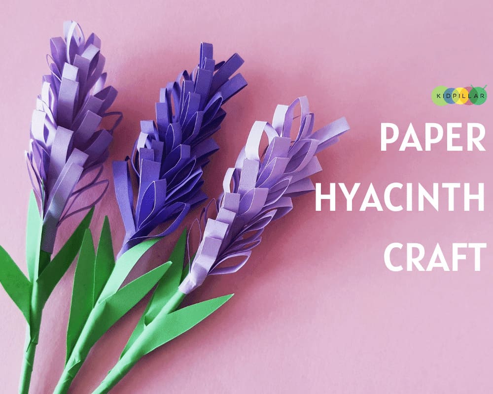 Easy paper hyacinth craft