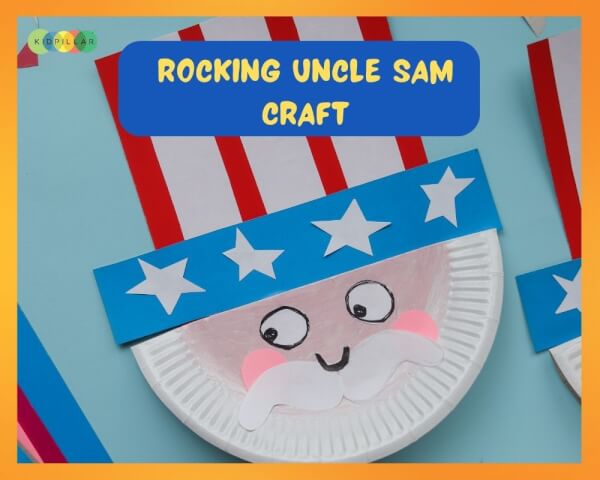 Easy paper plate Uncle Sam