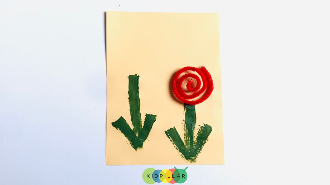 easy pipe cleaner flower step by step