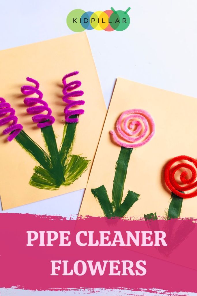 easy pipe cleaner flowers for kids