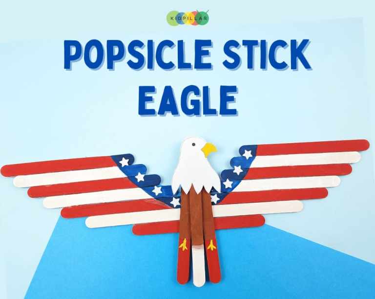 Easy Patriotic Eagle Craft for kids