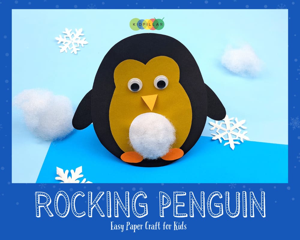 easy rocking penguin craft for kids