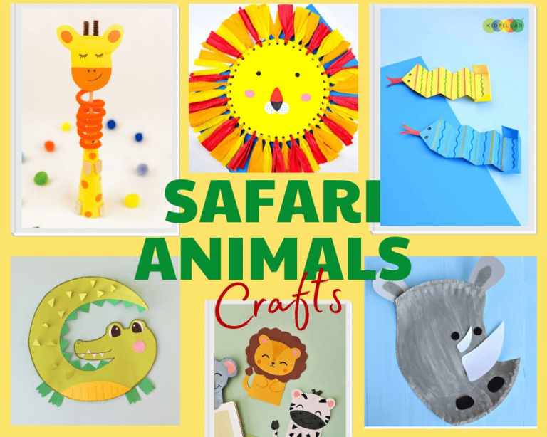 Easy Safari crafts for kids