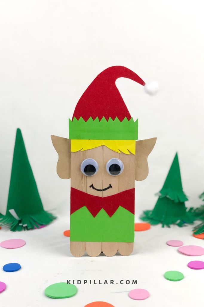 Christmas Elf craft for preschoolers