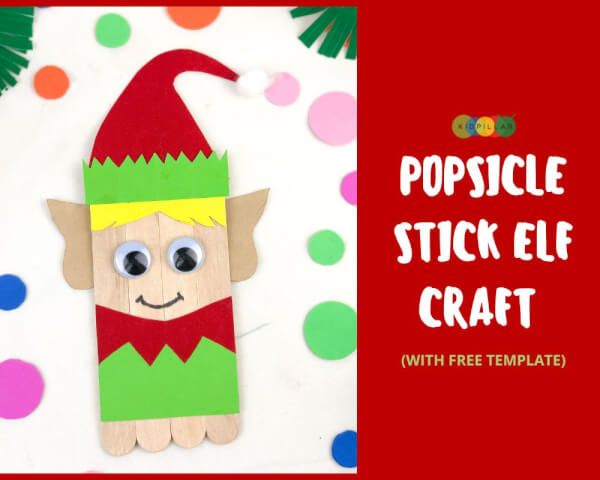 elf popsicle craft