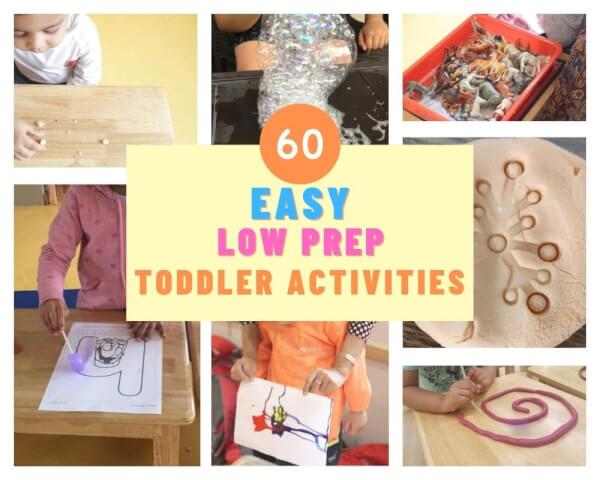 Fun no prep toddler activities