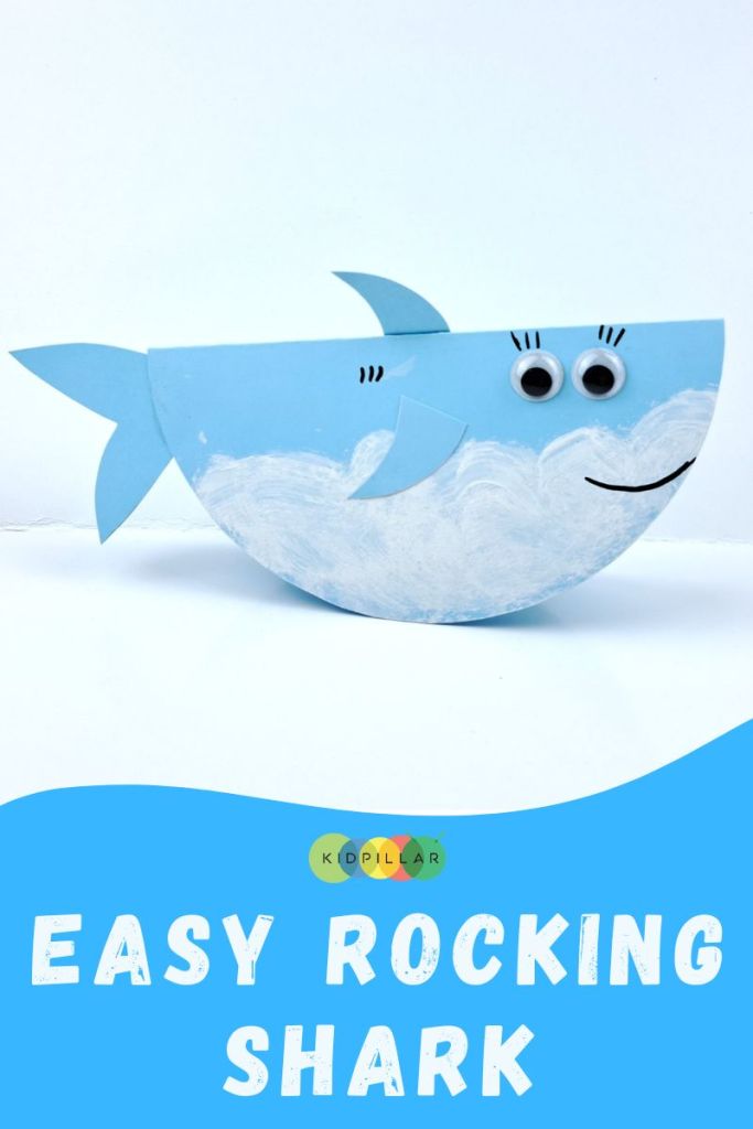 Fun rocking paper shark craft