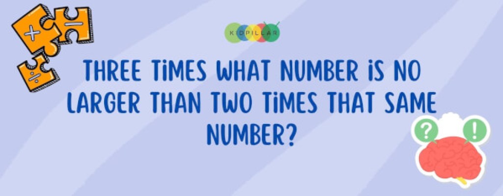 funny number riddles for grade 3