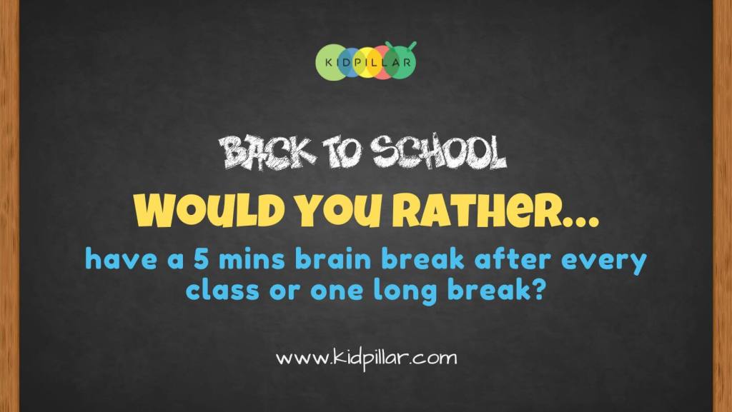 Funny would you rather back to school