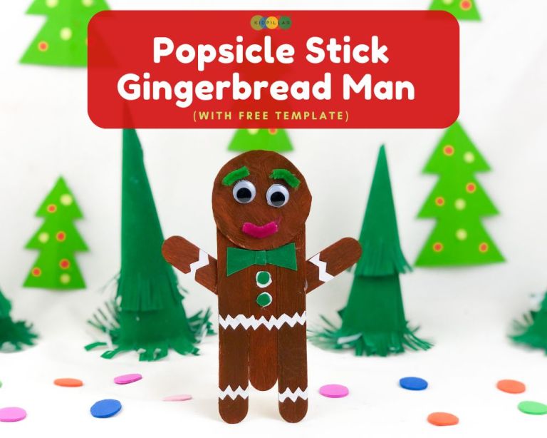 gingerbread man craft stick craft