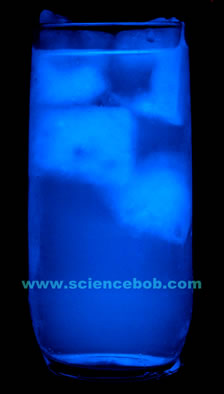 Glowing ice - Halloween STEM activity