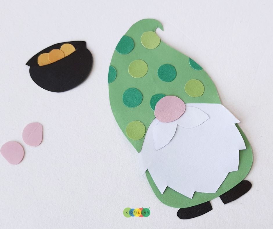 gnome leprechaun paper craft