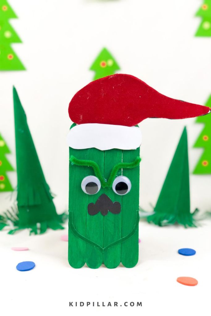 Grinch Cristmas Craft for kids