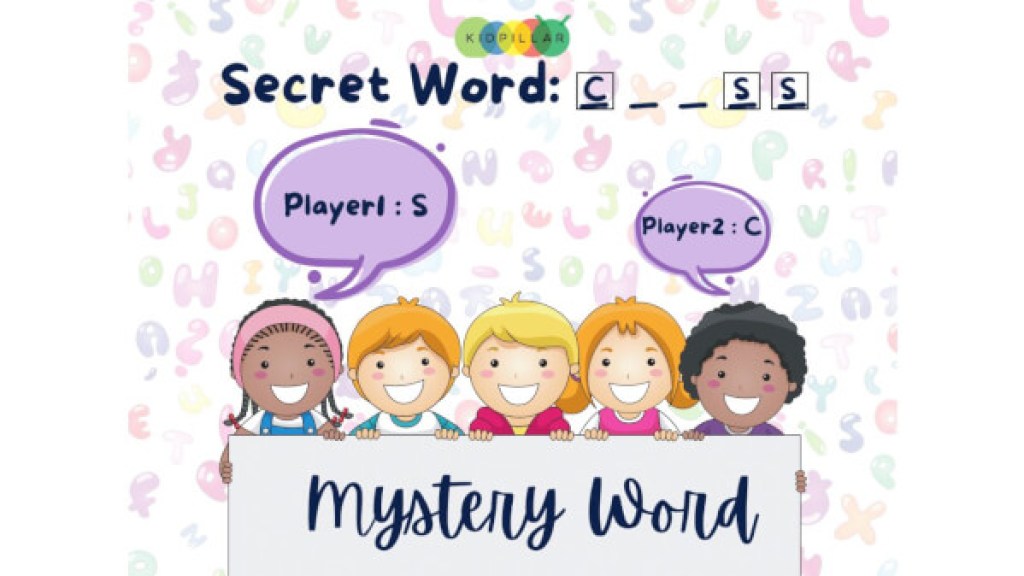 Mystery word guessing games to play on paper