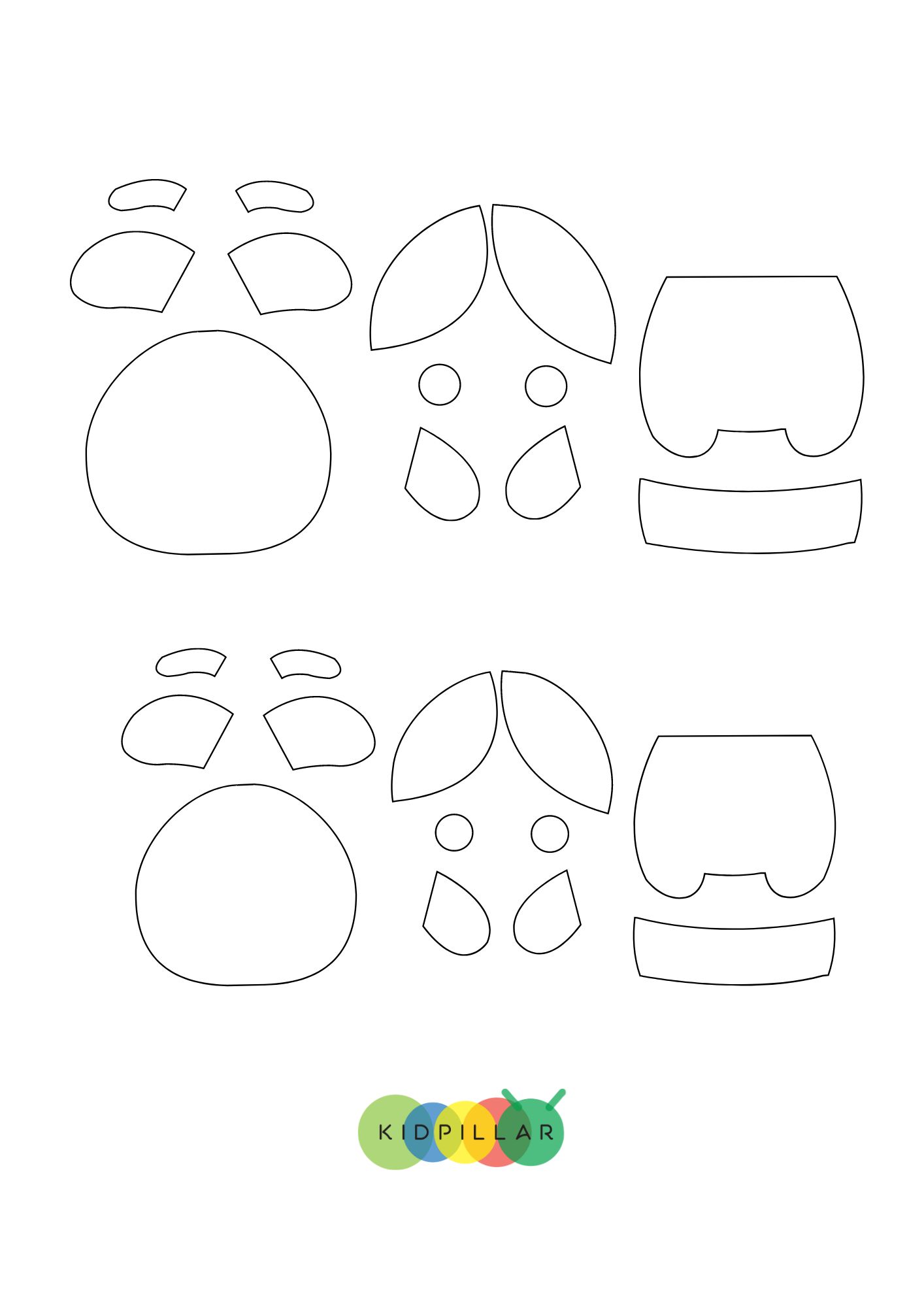 Alligator Craft Template