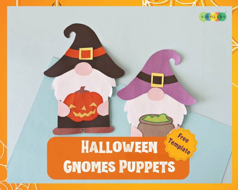 Halloween Gnomes Puppet paper craft