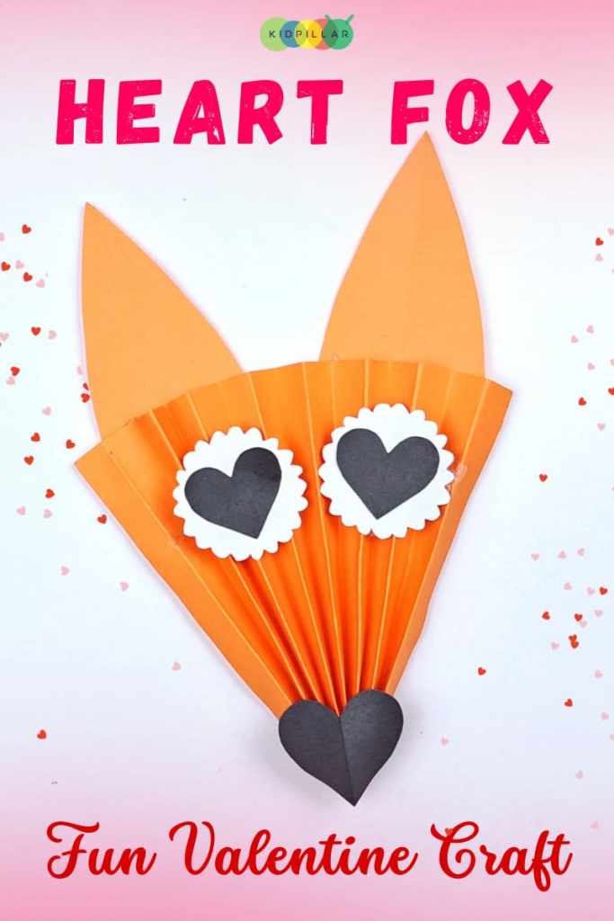 Heart Fox Craft for kids